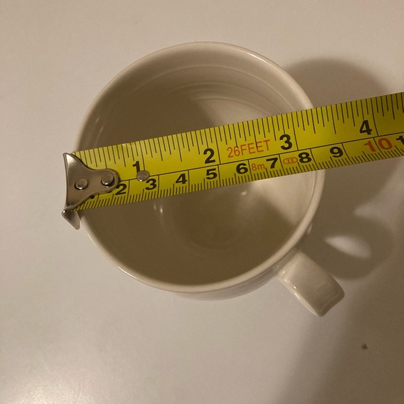 Pink and White Ceramic Anthropologie Monogram “T” Mug - Picture 9 of 10